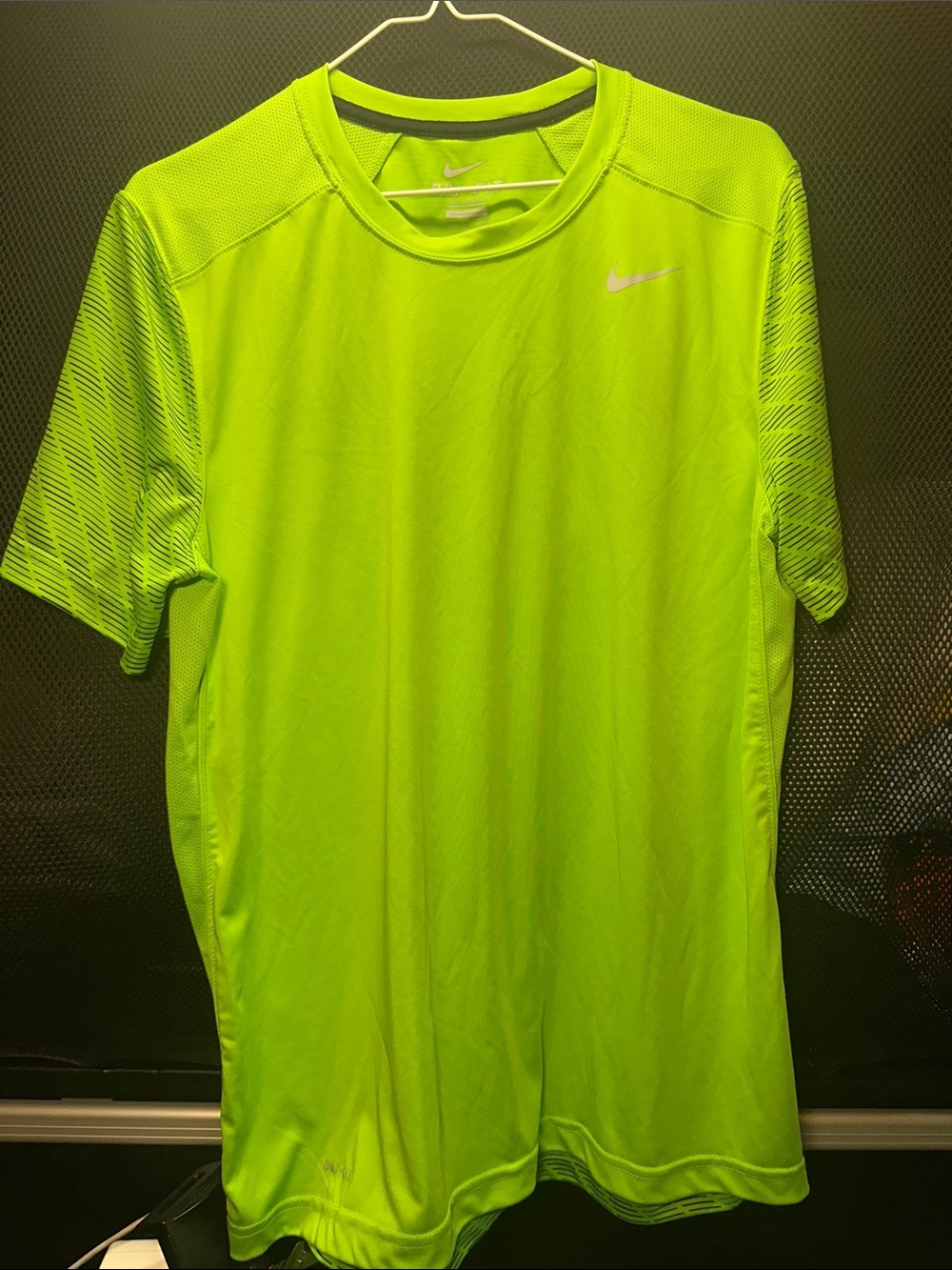 Nike Men's Neon Green Dri-FIT Performance Tee
